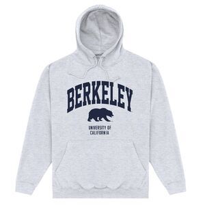 Berkeley Unisex Adult Bear Hoodie / Heather Grey